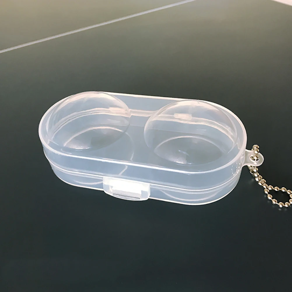 Портативный пластиковый контейнер для настольного тенниса для 2 мячей для пинг-понга