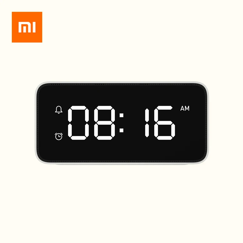 

Xiaomi Smart Voice Broadcast Alarm Clock Digital LED Sleep Snooze Table Smart Alarm Clock Temperature Display Support MiHome APP