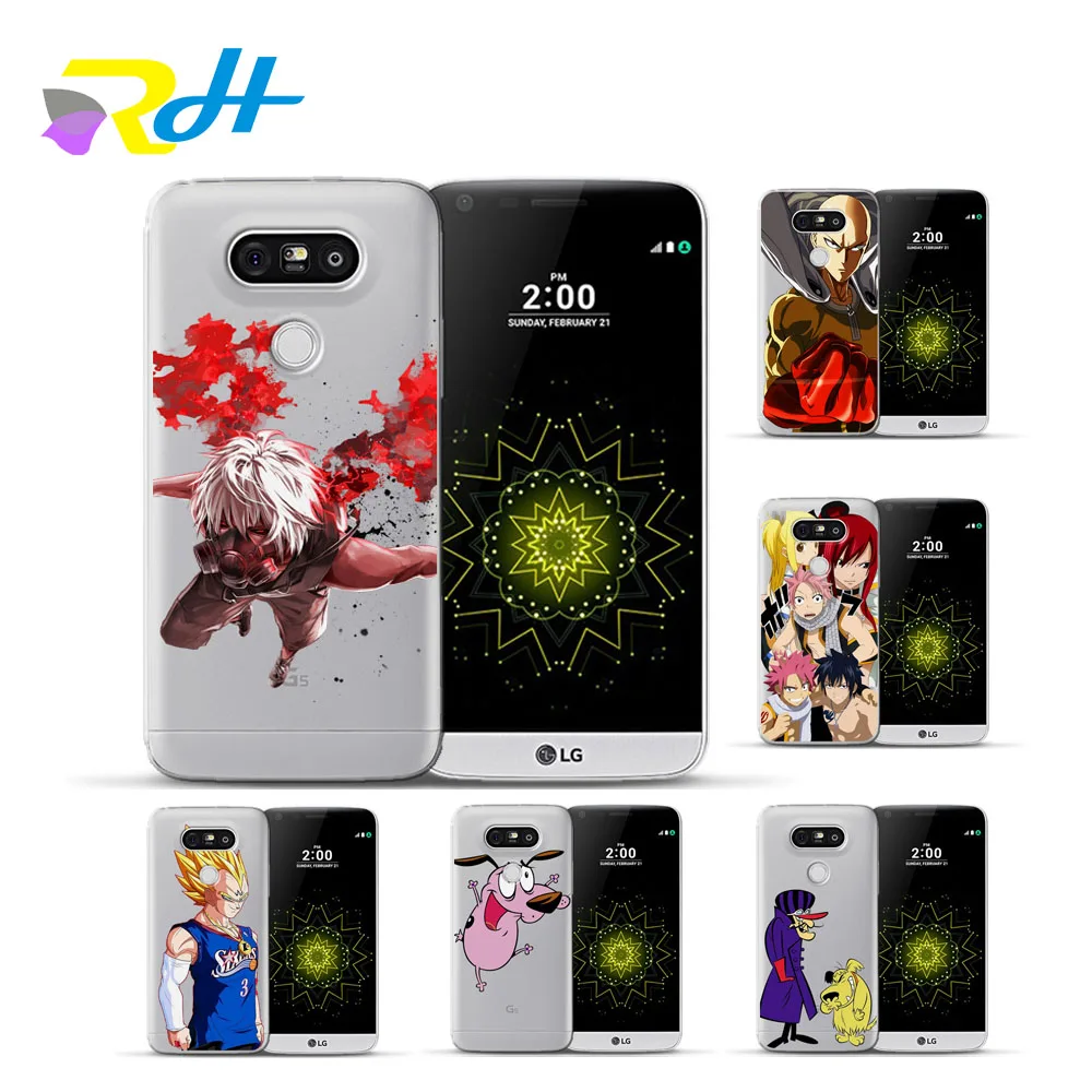 

For LG G5 G6 Cover Soft Comic character Shell For LG Q6 Q8 case Thin For LG K4 K7 K8 K10 2017 X Power 2 Phone Case