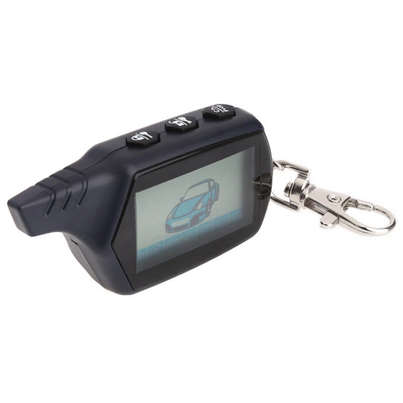 

B9 Two Way Car Alarm System Two Way Alarm LCD Display Remote Engine Start For Vehicle Security Systems Russian Version Starline