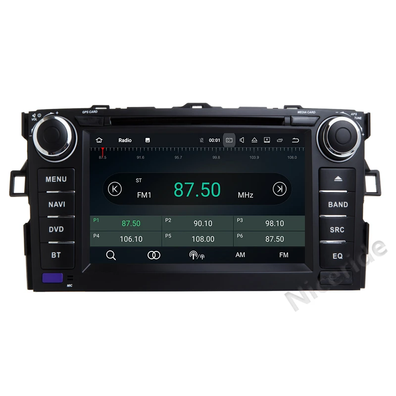 Discount 2 Din Car Multimedia player Android 8.0 car dvd gps for Toyota corolla car radio gps navigation stereo Wifi BT car stereo PC 2
