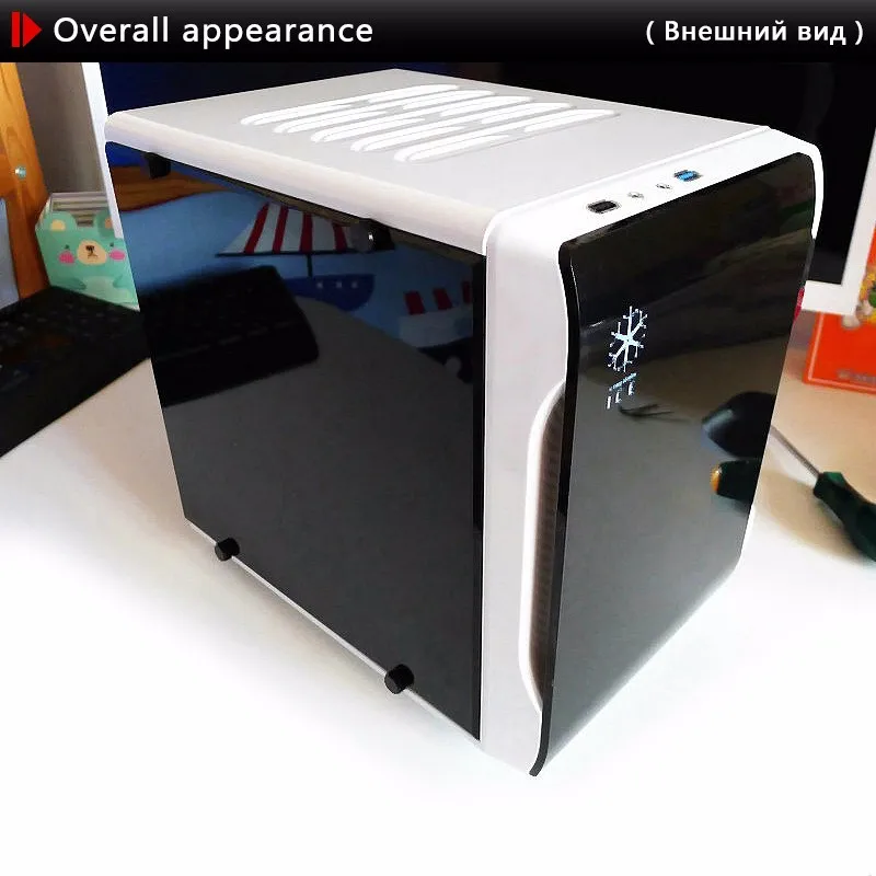 GloryMaster DIY настольный компьютер для Intel I3 I5 мини ПК супер игровой чехол HTPC Чехол Поддержка GTX 750Ti 1080 P