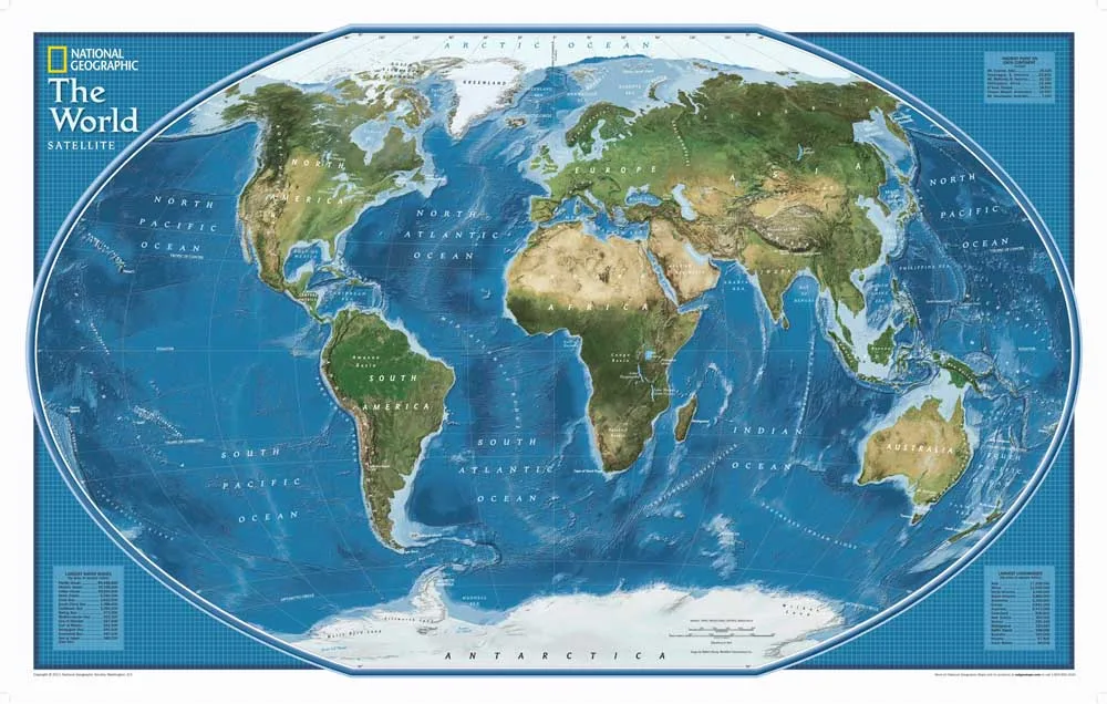 geographic map