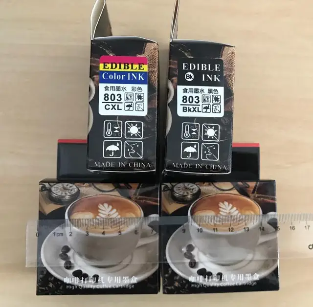 Best Price The Edible Ink Box / ink cartridge for KN-CFDY coffee printer(Mobile / whatsapp:0086-13526550917)