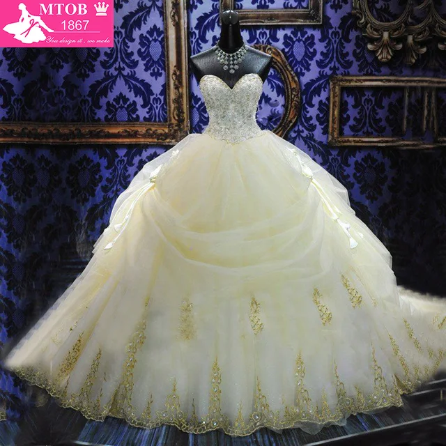 Buy 2015 Royal Puffy White Sweetheart Bandage Long