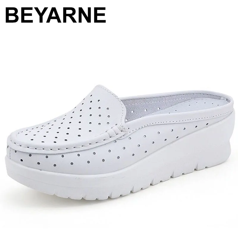Женские шлепанцы на танкетке с высоким каблуком Размеры 35 40|slipper shoes|slippers sizewomen