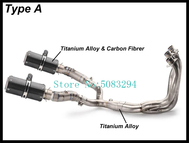 Титановый сплав Z1000 2010- мотоцикл бумага для выхлопной трубы для мотоцикла углеродного волокна глушитель демпфер для Z1000