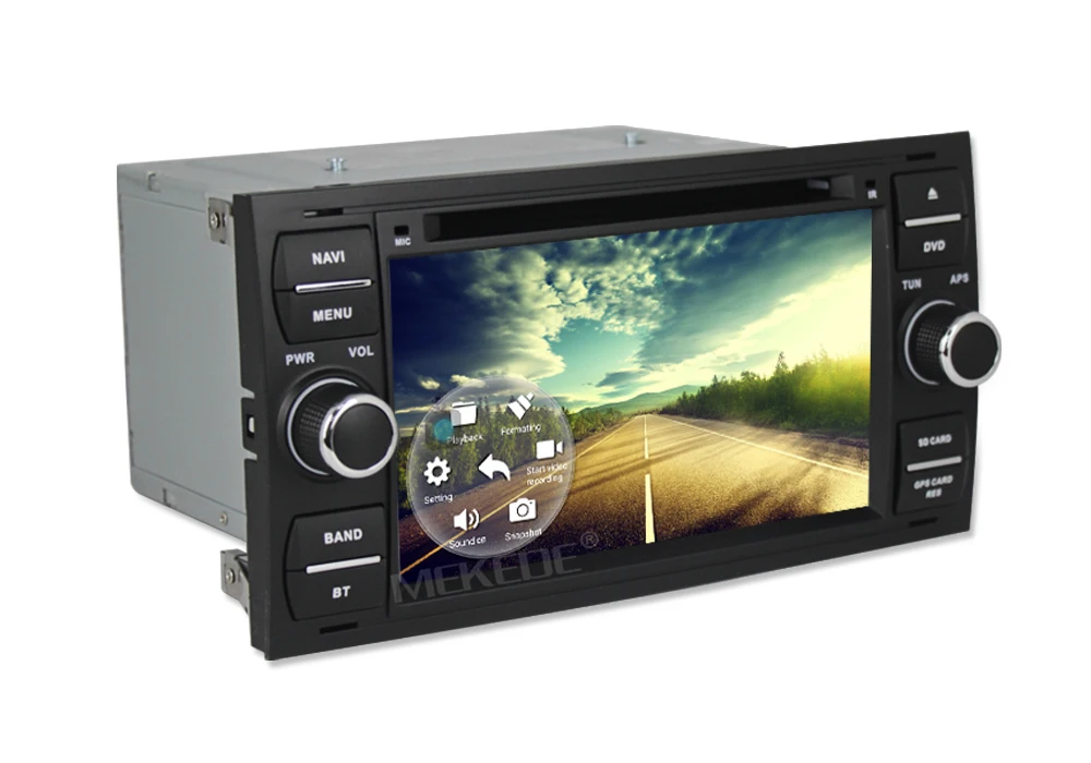 Cheap Quad Core Android 7.1 2G RAM Car Radio stereo DVD For Mondeo Fiesta Kuga Focus Galaxy C-max Player GPS 4G lte wifi free shipping 27