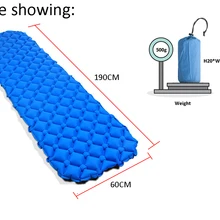 Воздушный спальный матрас походный матрас Сверхлегкий ТПУ открытый надувная кровать переносное одеяло влагостойкий коврик для палатки