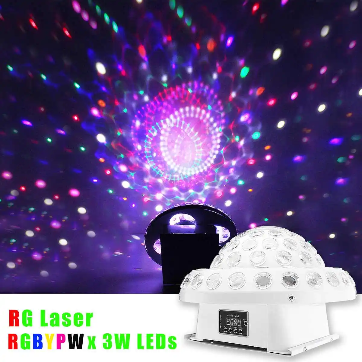 

LED Magic Crystal Ball RGB DMX Stage Lighting Remote Control for Disco DJ Club Bar KTV Party Colorful Night Lamp