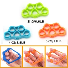 Silicone Finger Gripper Hand Grip Strength Trainer Resistance Bands font b Fitness b font Wrist Yoga