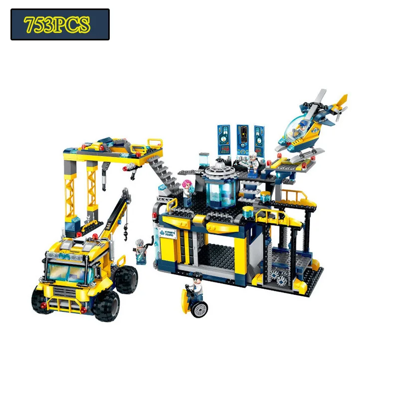 

Enlighten Construction Engineering Building Block Technic Kyanite Squad Excavator Figure Educational Bricks Toy Boy Gift