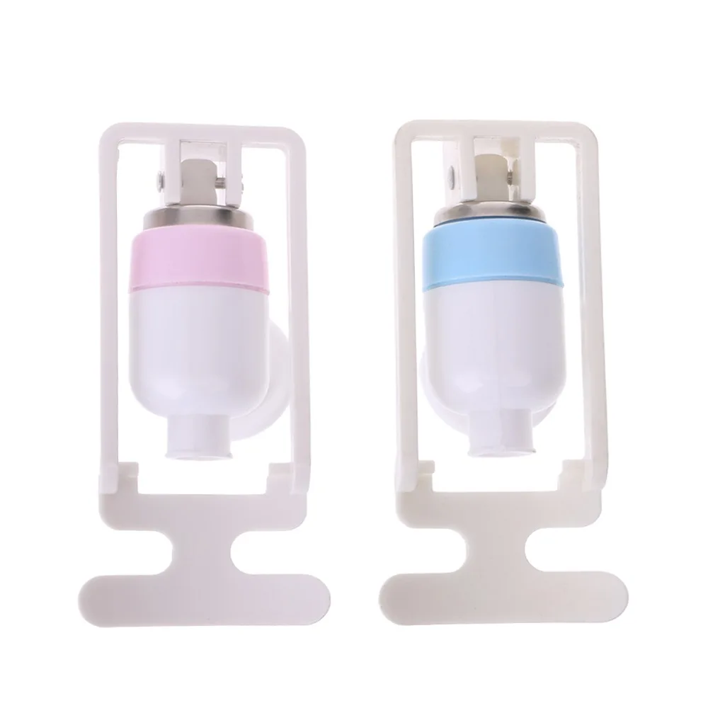 

Water Dispenser Replacement Push Round Type White Plastic Tap Faucet 2 Pcs Drop ship