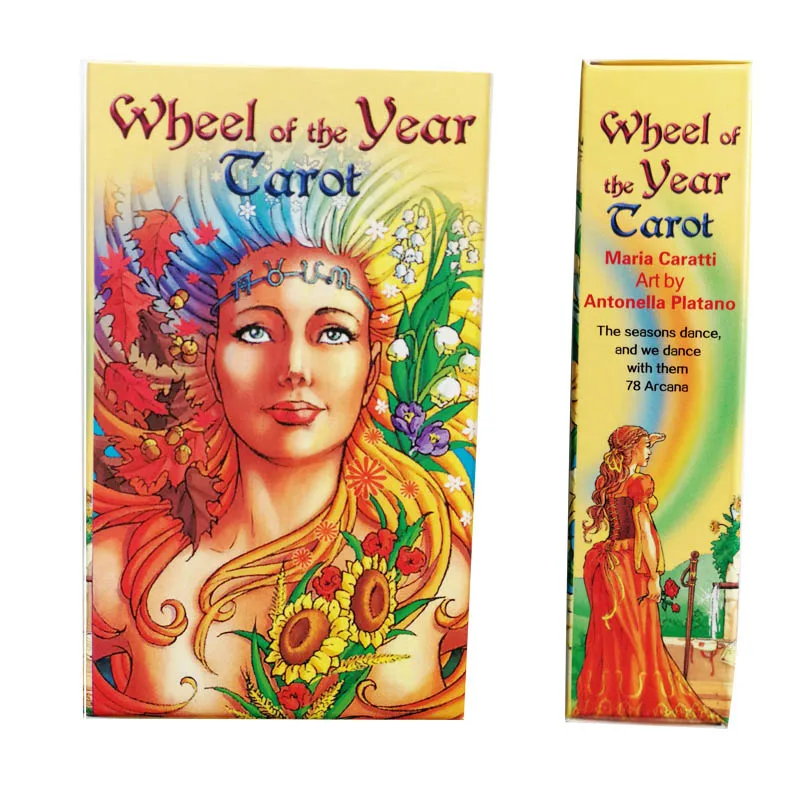 

English Wheel Of Year Read Fate Tarot Card For Personal Use Board Game 78-card