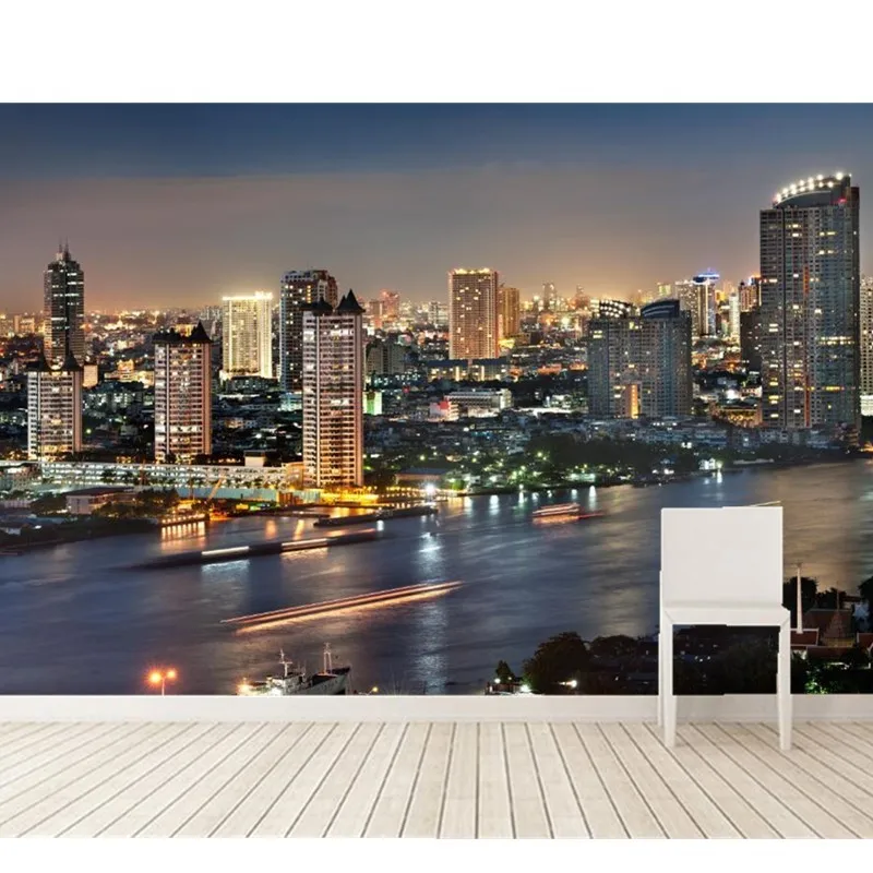 カスタム写真壁紙 バンコク市都市夜景壁紙壁画のためのリビングルームの寝室のテレビ壁塩ビ壁紙 Wallpaper Tv Room Wallpaper Chinawallpaper For Baby Room Aliexpress カスタム写真壁紙 バンコク市都市夜景壁紙壁画のためのリビングルームの寝室のテレビ壁塩ビ壁紙 Wallpaper Tv Room Wallpaper Chinawallpaper For Baby Room Aliexpress