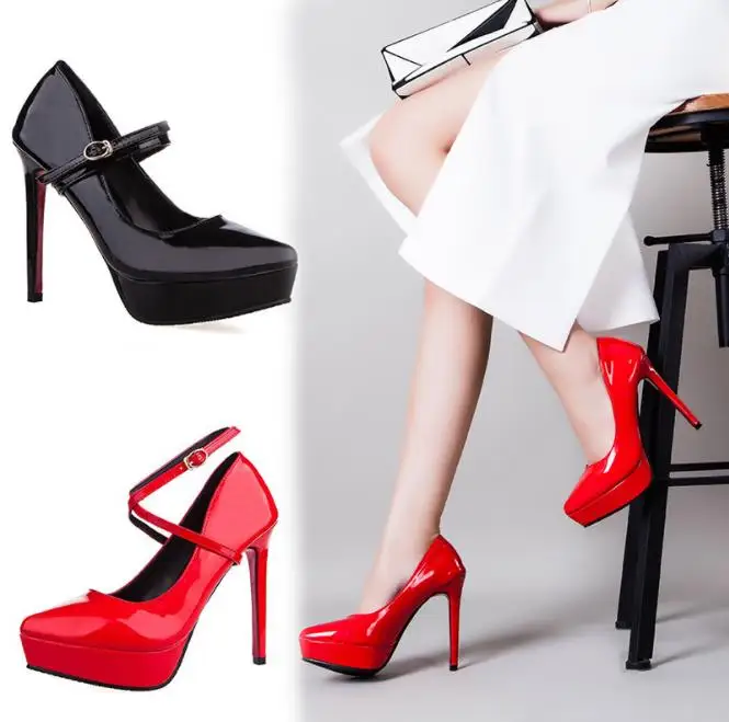 2019 spring and summer new women's shoes fashion pointed super high heel waterproof platform shoes 2019 spring and summer new women's shoes fashion pointed super high heel waterproof platform shoes