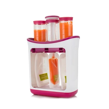 

New Arrival Baby Food Storage Food Distribution Machine Baby Food Container with 10pcs Fresh Bags Baby Outdoor Food Carriers New