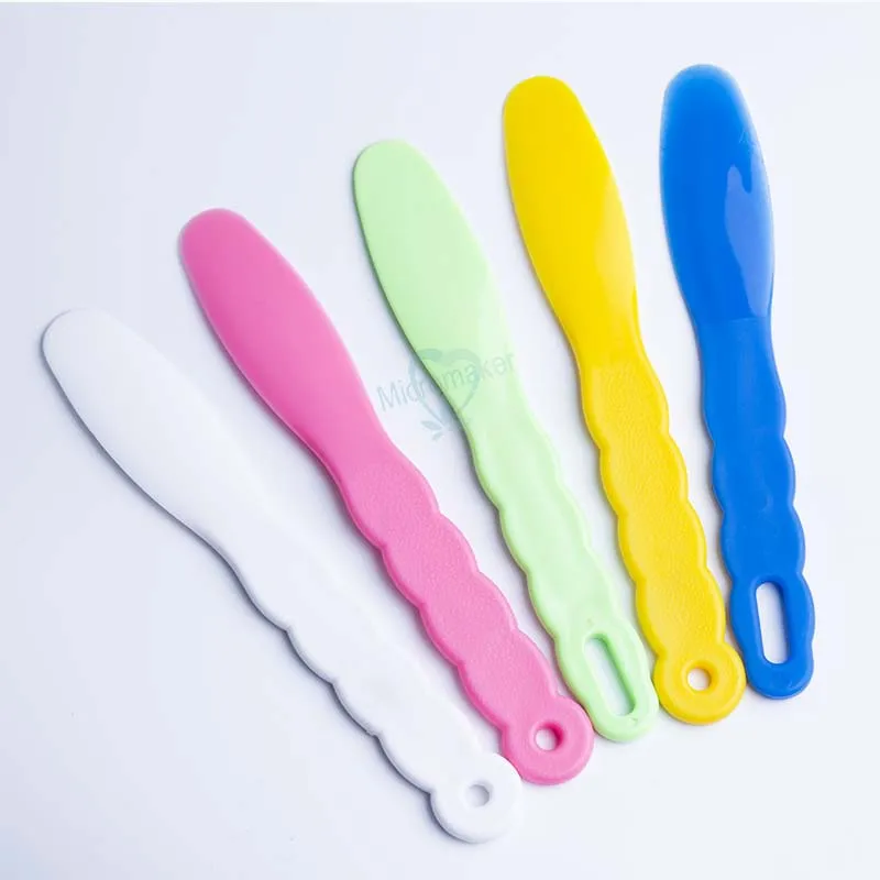 

5pcs Material Alginate Assorted Dental Lab Plastic Mixing Spatula for Impression