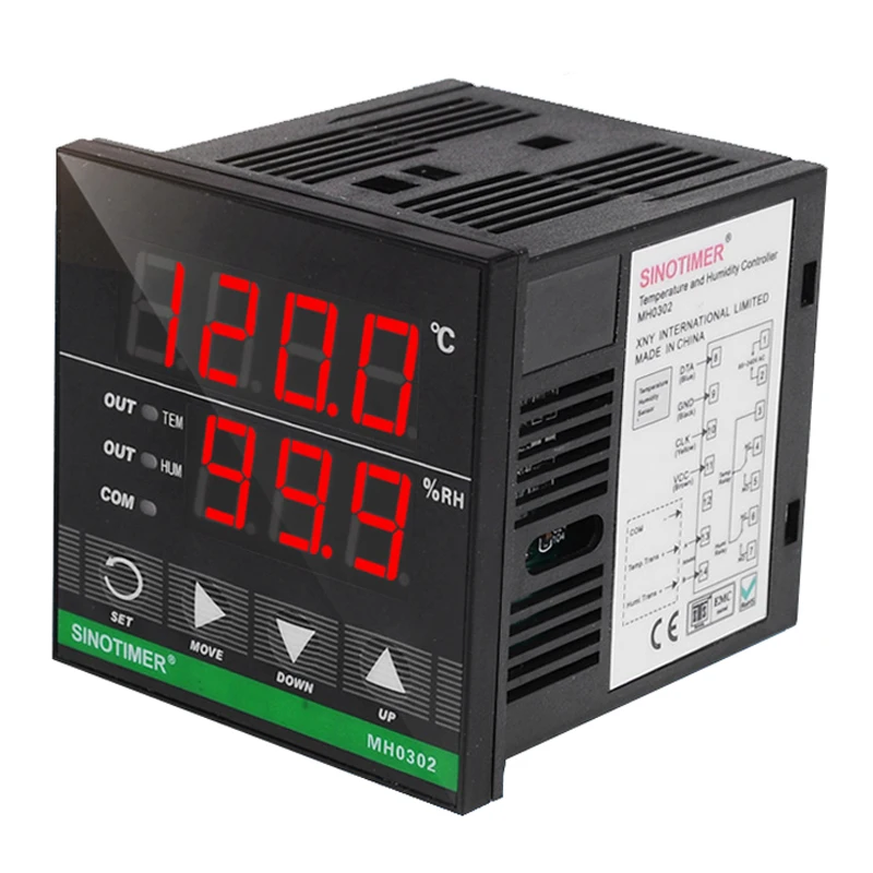 Digital Temperature and Humidity Controller Relay Output Power 110V