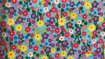 

Factory wholesale flower pattern printed Faux PU Leather fabric for DIY sewing sofa table shoes bags bed material(1 yard)