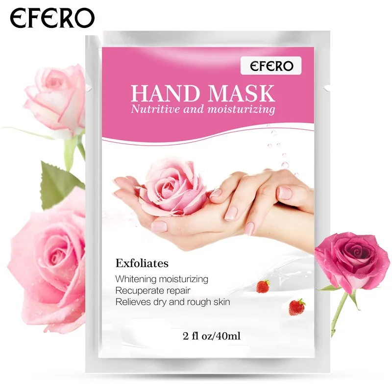 efero 2pair=4pcs Moisturizing Hand Mask Paraffin Wax Exfoliating Mask