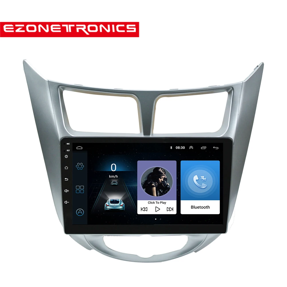 

2din Android 9" Car Radio StereoMultimedia Video Player Navigation GPS For solaris Hyundai 1 2 Accent Verna sedan 2010--2016