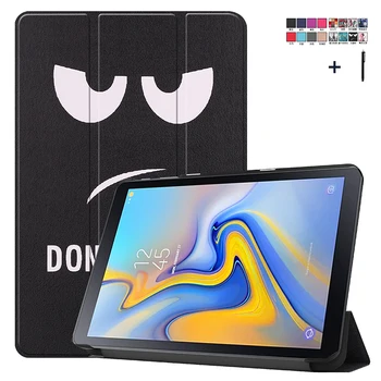 

Printed Flip Leather Cover Case For Samsung Galaxy Tab Advanced 2 10.1" SM-T583 Ultra Thin Back Stand Capa Fundas+Stylus