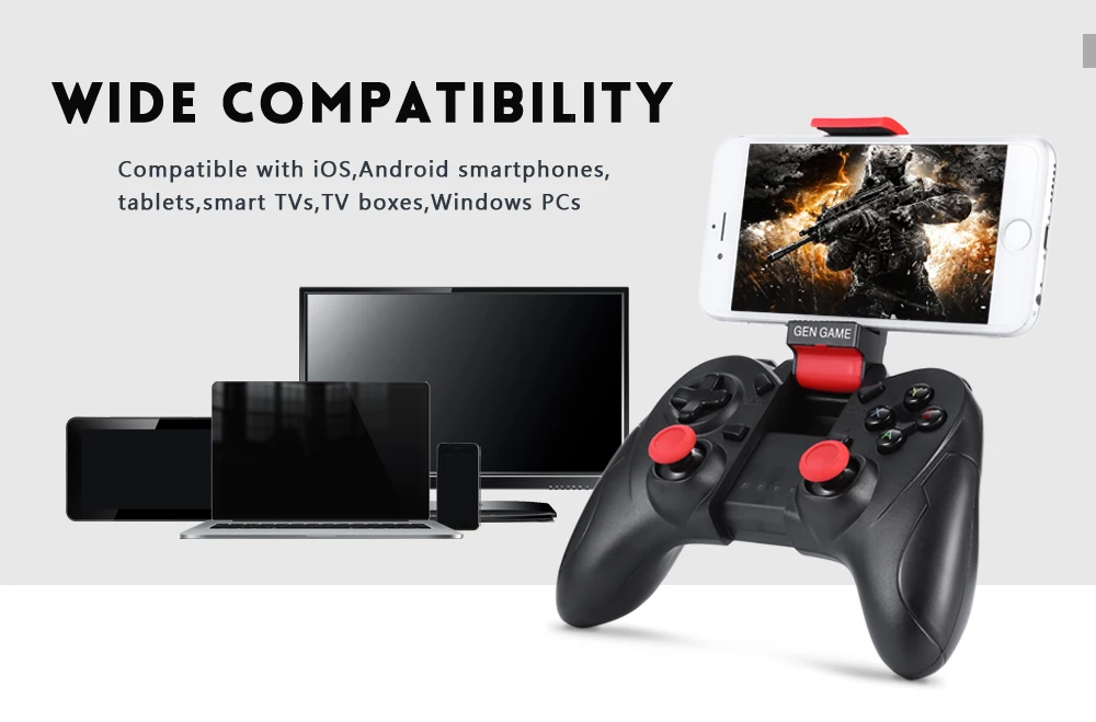 Беспроводной Bluetooth контроллер для пк PS3 Android IOS тв без вибрации джойстик USB