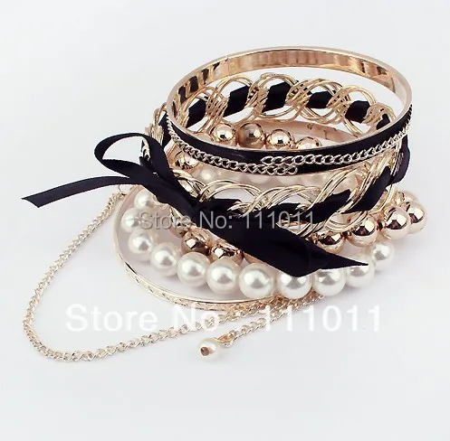 

New Arrival Fashion Korea imitation woven bow Bracelet Bangles Jewelry wholesale SPX1883