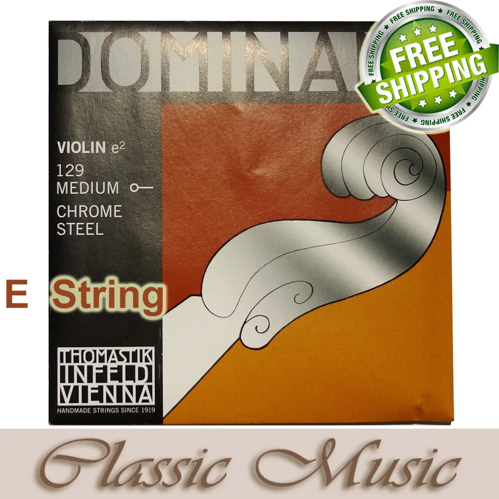 

Thomastik Dominant 135B Violin String ,E Sting(129) ,Set 4/4 Medium. Made in Austria. free shipping,