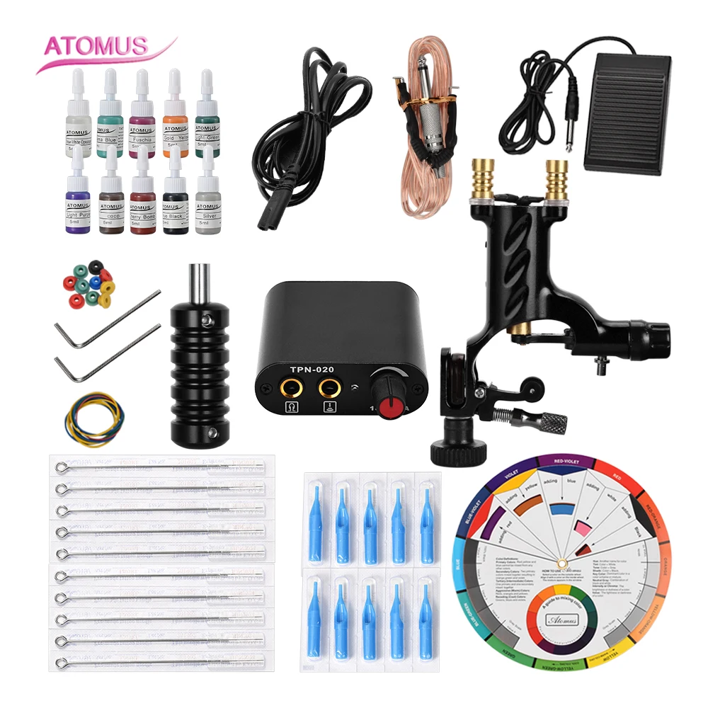 

Principiante Para Tatuagem Fontes Equipamento Professional Rotary Machine Permanent Quit Tatuajes Pen Beginner Fontes Maquinas