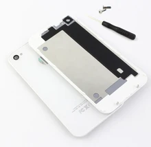 10pcs/lot Black & WhiteOEM Battery Cover For iPhone 4 4S Back Cover Door Rear Panel Plate Glass Housing Replacement