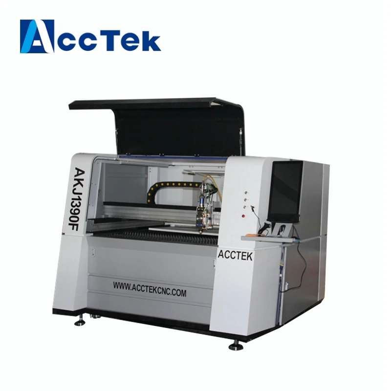 Raycus 500w thin metal sheet fiber laser cnc cutting machine 2mm sheet