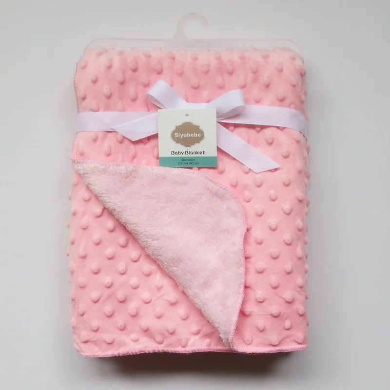 Детское одеяло для новорожденных, детское одеяло из кораллового флиса, детское одеяло для пеленания, теплая детская коляска, детское постельное белье, одеяло s - Цвет: D