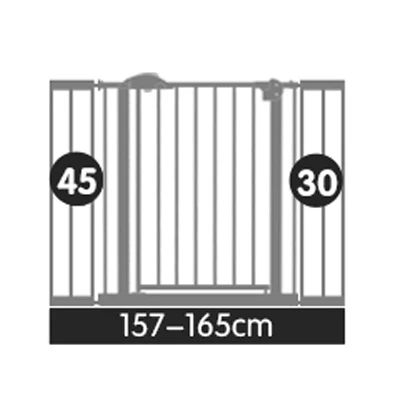 92-200 см защитный забор для детской лестницы защитный забор для домашних животных ограждение для собак изолирующая дверь - Цвет: 157-165 cm