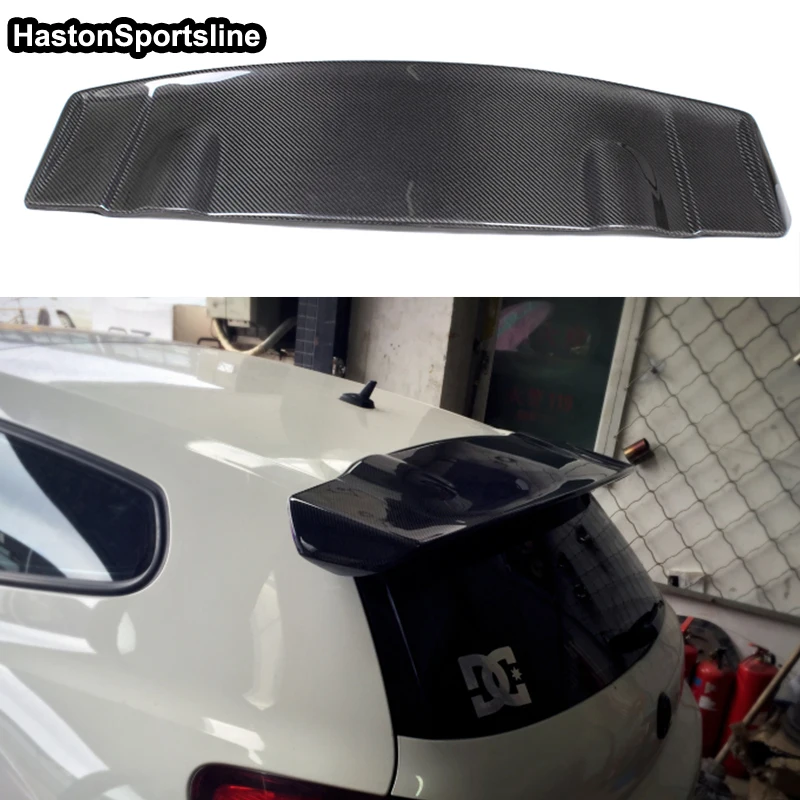 

Carbon Fiber /FRP Rear Roof Spoiler Trunk Boot Wing for Volkswagen VW Scirocco 2015-2019 V Style Roof Plate Spoiler Car Styling