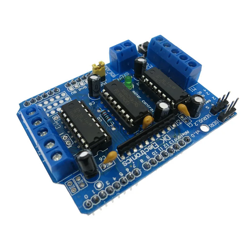 Плата расширения привода двигателя L293D модуль драйвера двигателя для Arduino UNO MEGA2560 R3