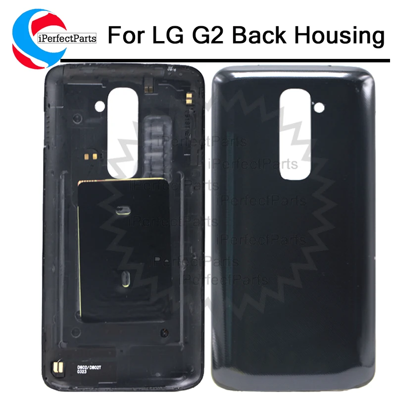 

Black & White Battery Cover Housing For LG G2 Back Case back housing back cover ForD800 D802 LS980 VS980 +Free shipping