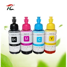 Совместимость на основе красителя Набор для чернильных картриджей для принтера Epson L100 L110 L120 L132 L200 L210 L222 L300 L312 L355 L350 L362 L366 L550