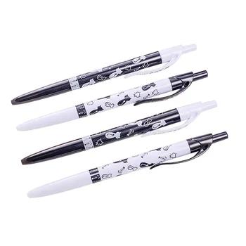 

30pcs/lot Lovely Black and White Cat Cartoon Ballpoint pen 0.5mm funny students' prize gift office school supplies wholesale