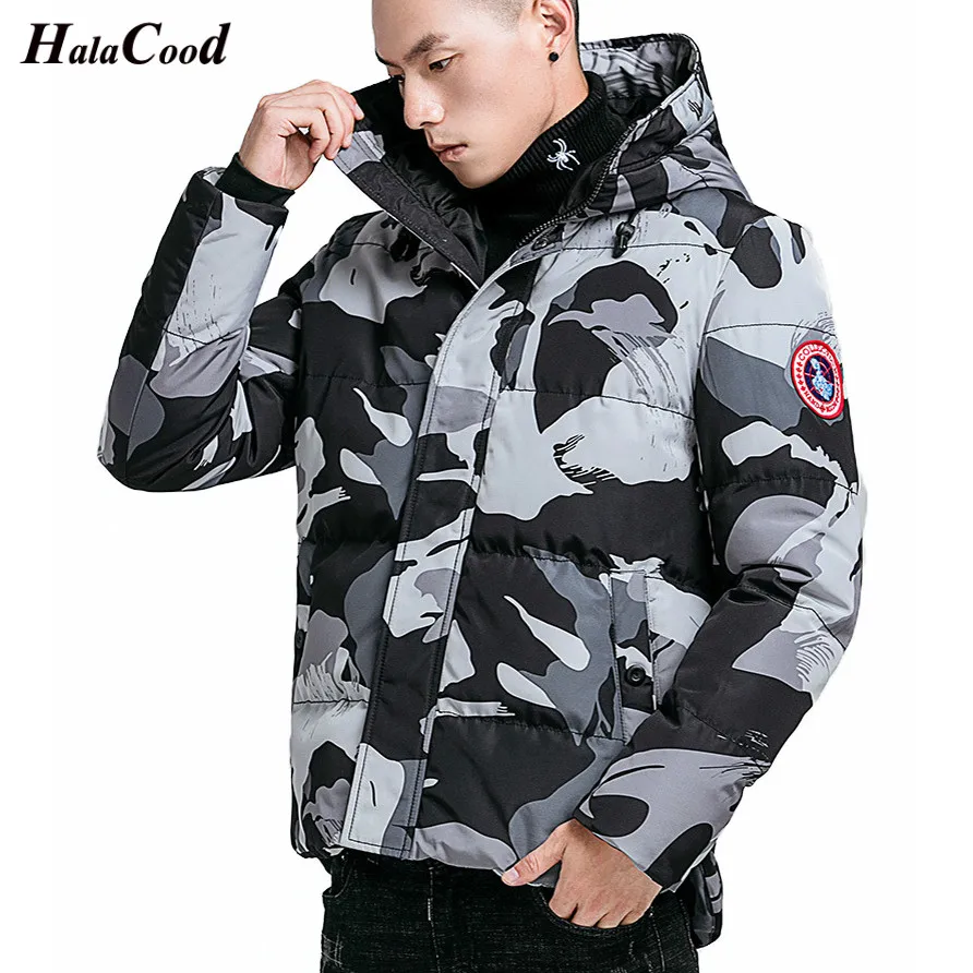 Winter Army Parkas Men 2018 New Cotton Padded Coats Male Brand Fashion ...