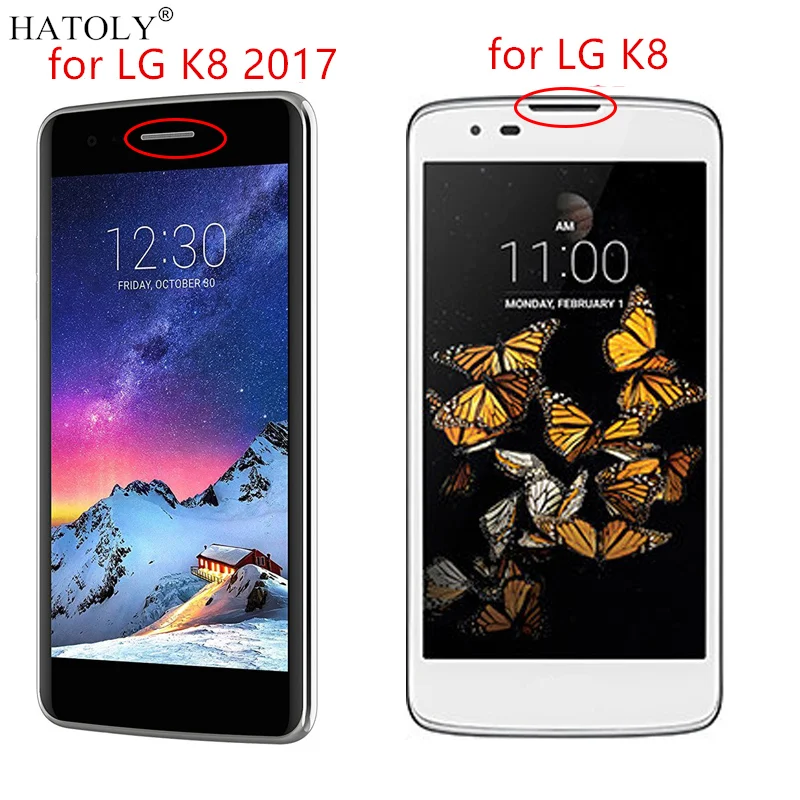 1 шт. закаленное Стекло для LG K8 Экран протектор для LG K8 полное покрытие для LG K8 Lte K350 K350E K350N 4G 3D изогнутая Защитная пленка с закругленными краями HATOLY