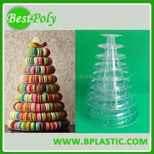 1 Набор 10 ярусов пирамида из макарон, Макарон дерево, Макарон полка, идеально подходит для украшения