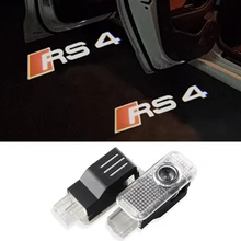 Car Door LED Logo Projector Ghost Shadow Lights For AUDI A3 A4 b6 b8 A5 A6 c5 A7 A8 R8 Q5 Q7 TT