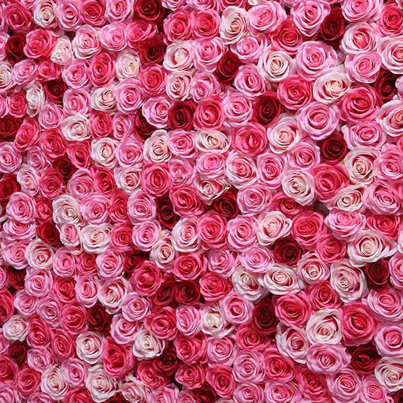 50 шт. искусственный шелк роза цветок с головками бутоны DIY букет для дома свадьбы