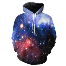 2017 Space Galaxy Hoodies Men/Women Sweatshirt Hooded 3d Brand Clothing Cap Hoody Print Paisley Nebula Jacket