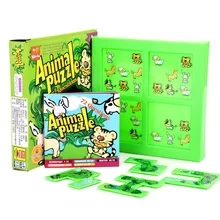 Candice guo пластиковая игрушка животное математическая игра-головоломка матч-карта требование ребенка интеллект познания мудрый подарок на день рождения