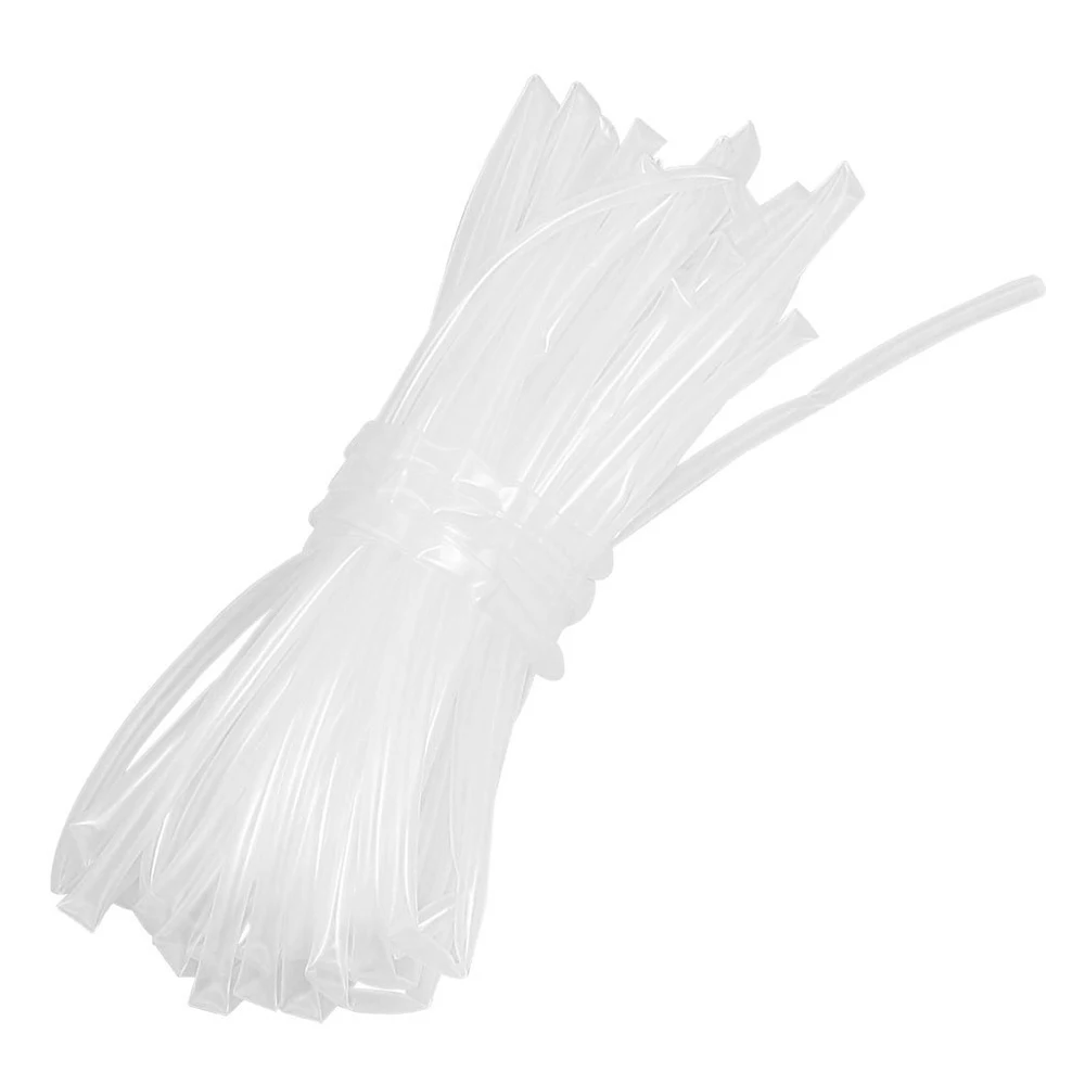 Ratio 2:1 3.5mm Dia Clear Polyolefin Heat Shrinkable Tube 10M 32.8ft