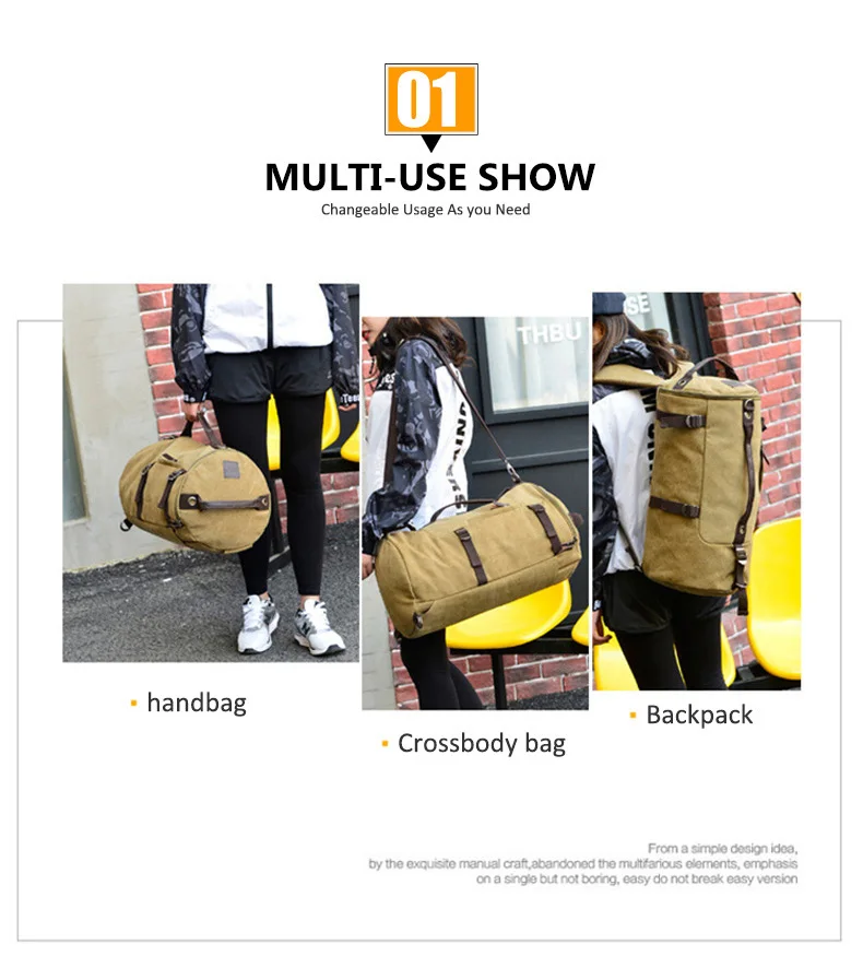 Capacidade de Escalada Redondo à Prova Lona dos Homens Grande Bolsas Balde Dwaterproof Água Viagem Duffel Bolsa Ombro Mala Bagagem Pacote Esporte Xa28d 8 Mochilas escal.
