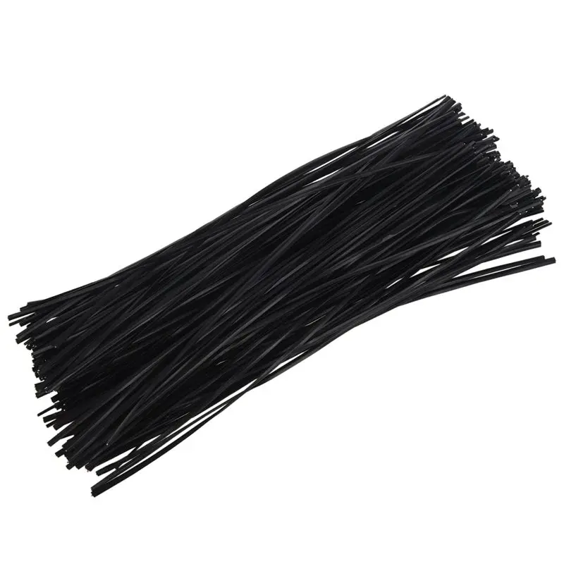 200pcs Plastic Shell Package Reusable Twist Ties Cable Fasteners 150mm